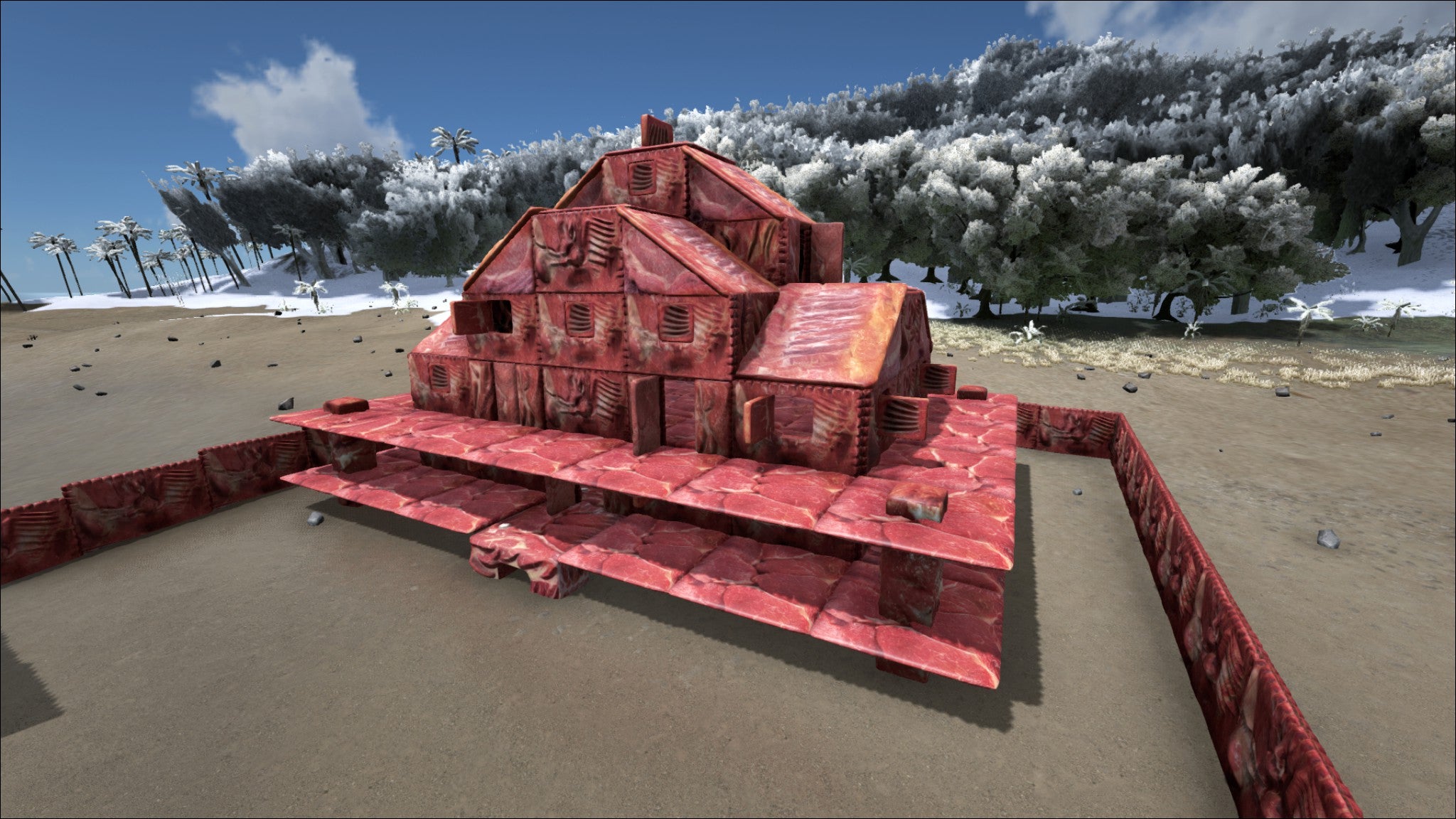 Build your own house made of meat with this Ark Survival Evolved mod